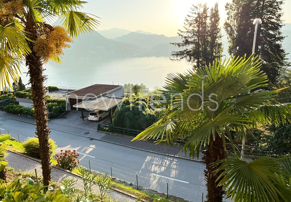 vendesi panoramicissimo 2.5 vista lago con terrazzo a ruvigliana: foto vista