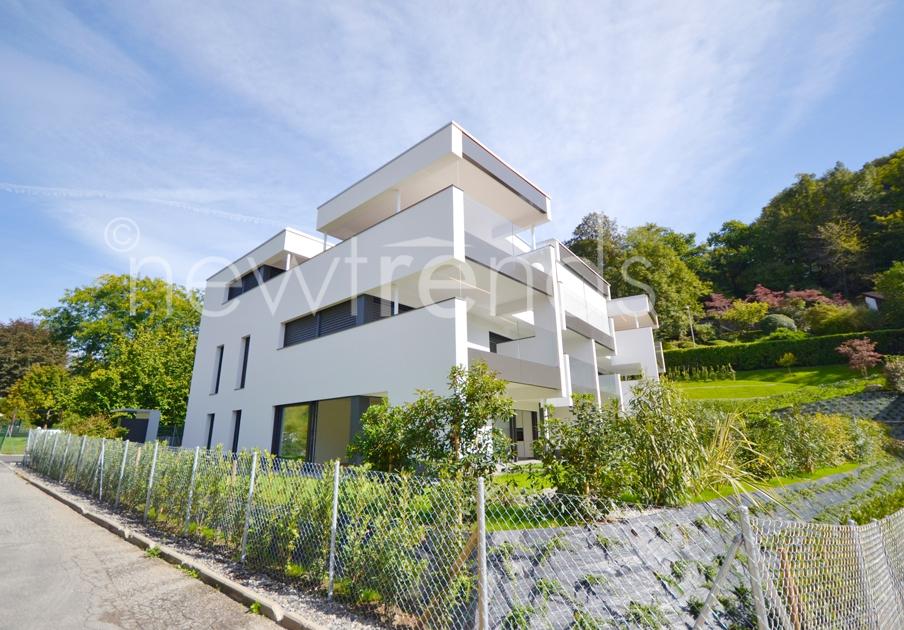 vendesi moderno appartamento con giardino a montagnola: foto esterno immobile
